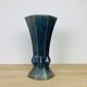 Art Deco enameled cast iron vase