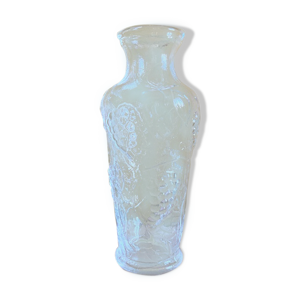 Vase en verre transparent