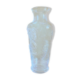 Vase en verre transparent