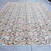 Tapis de zone vintage turc fait main sku v332