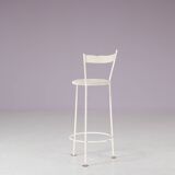 1950s Children stool in perforated metal, France