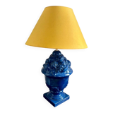 Table lamp - blue ceramic