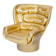 Elda Chair by Joe Colombo - Golden Limited Edition of 20