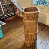 Rattan and wicker hutch