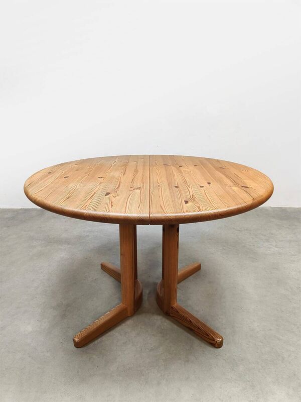 Ensemble de salle à manger vintage table et chaises Rainer Daumiller