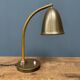 Old brass Dutch Daalderop desk lamp from the 1930s.