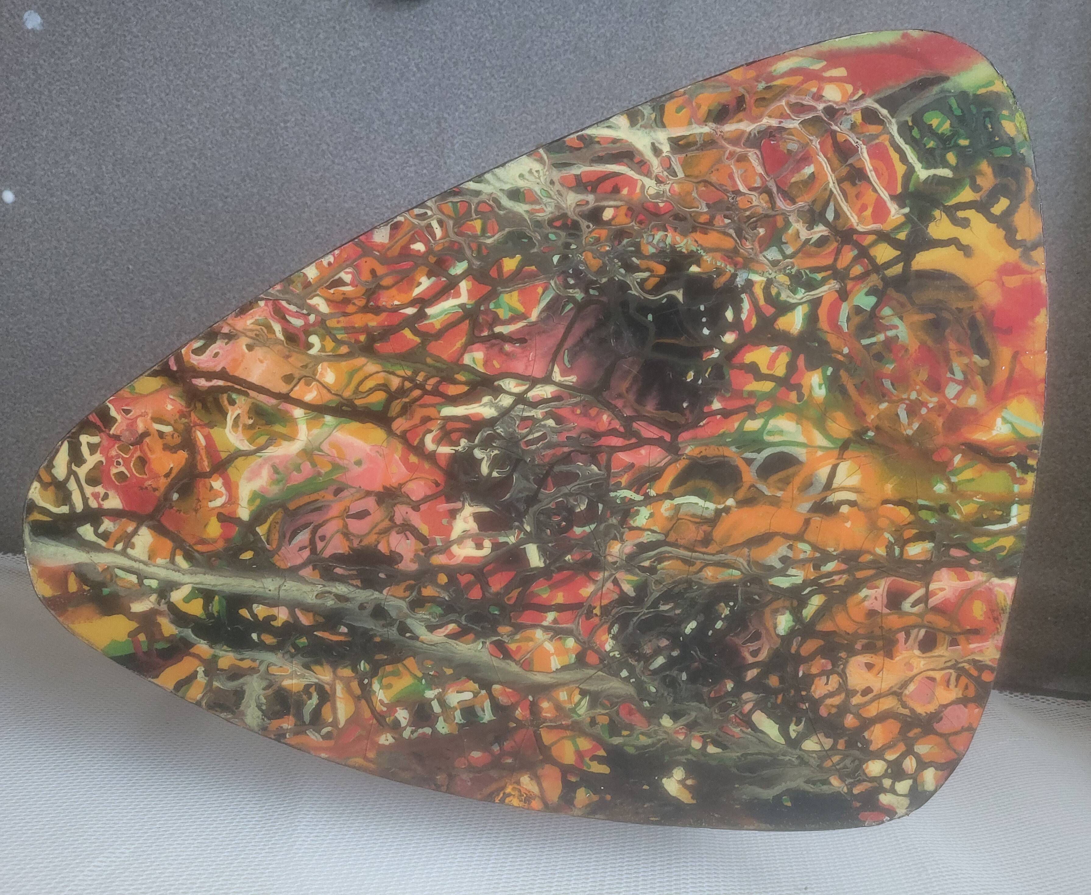 Vintage tripod side table