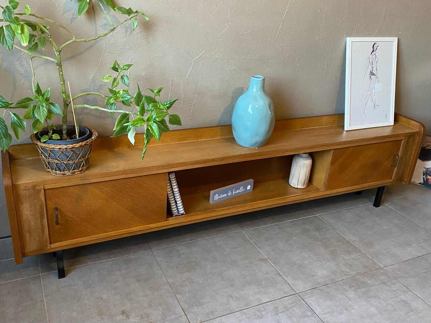 Vintage sideboard from the 60s (shallow)