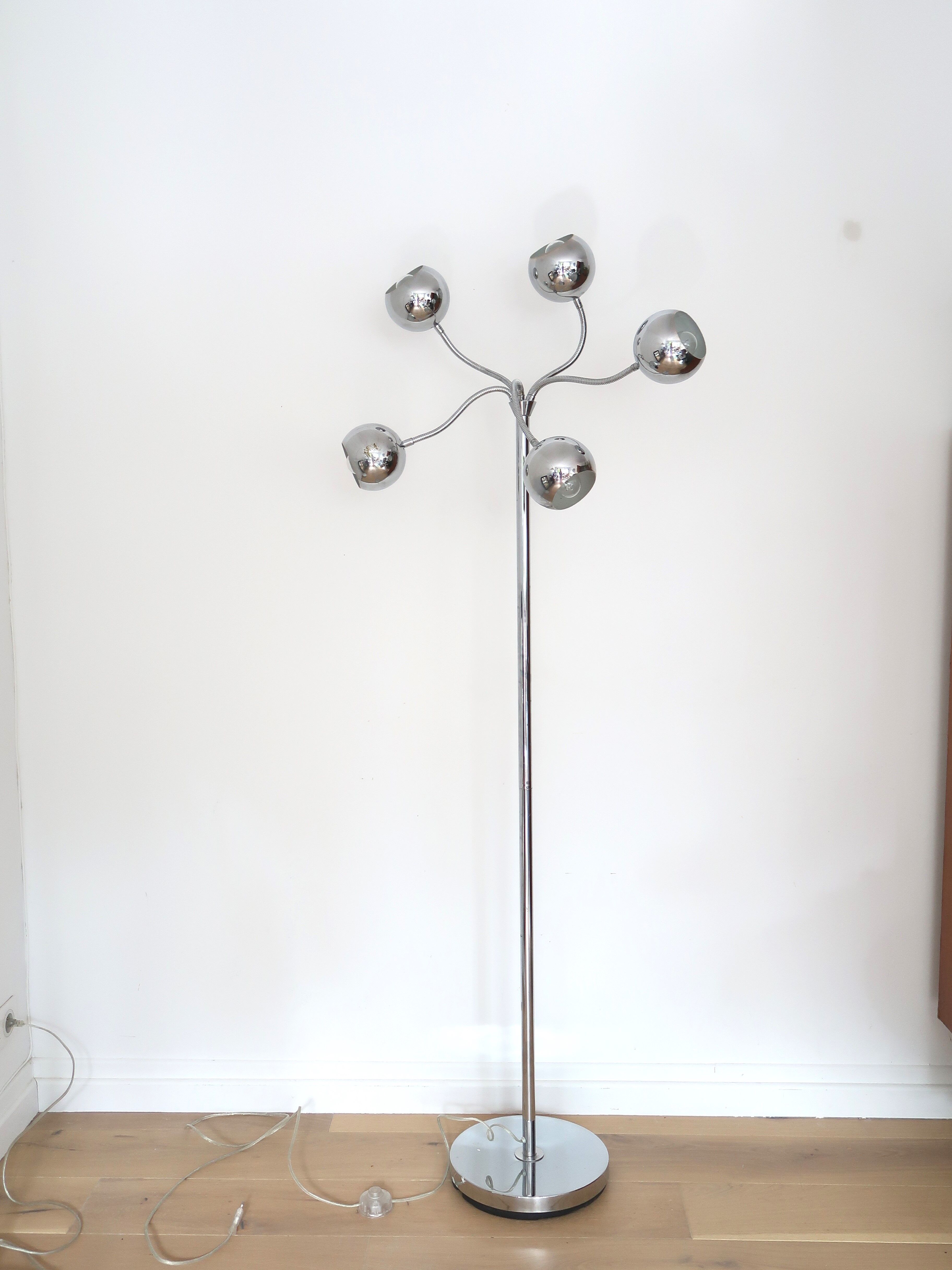 Vintage eye ball floor lamp 70s-80s