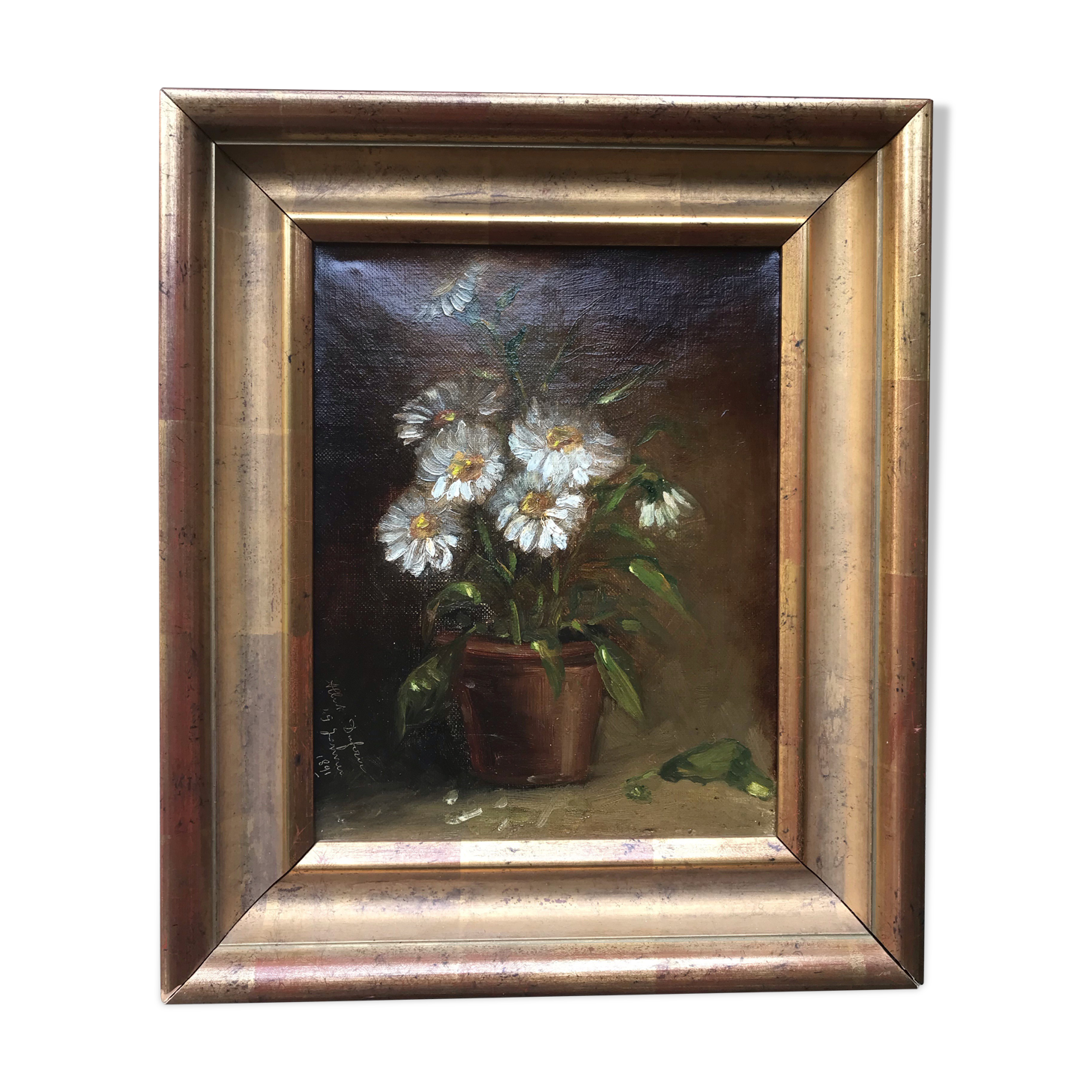 Albert Dufour daisy bouquet 1891