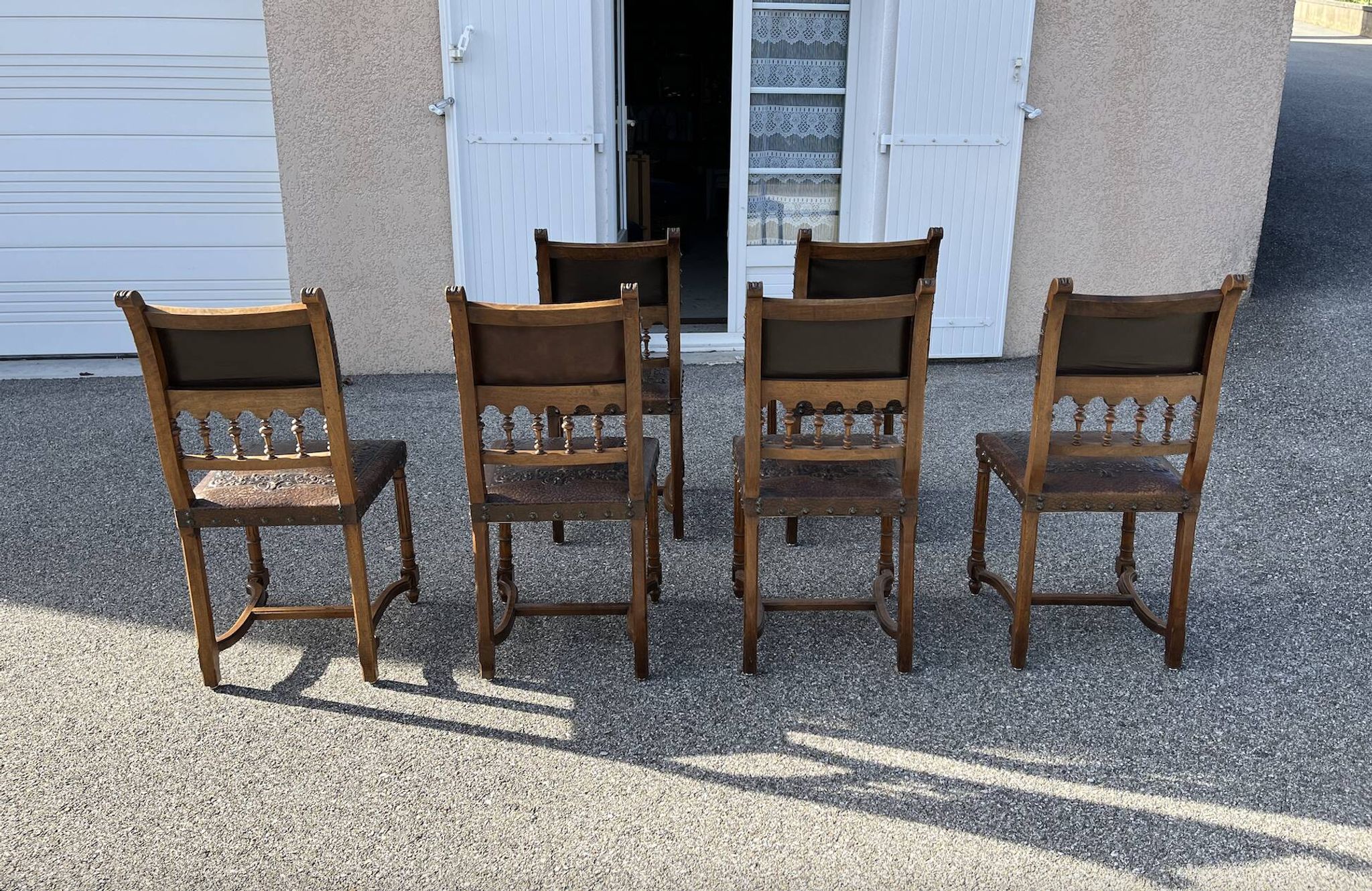 6 chaises Henri II