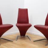 Suite of 3 Rofl Benz 7800 armchairs