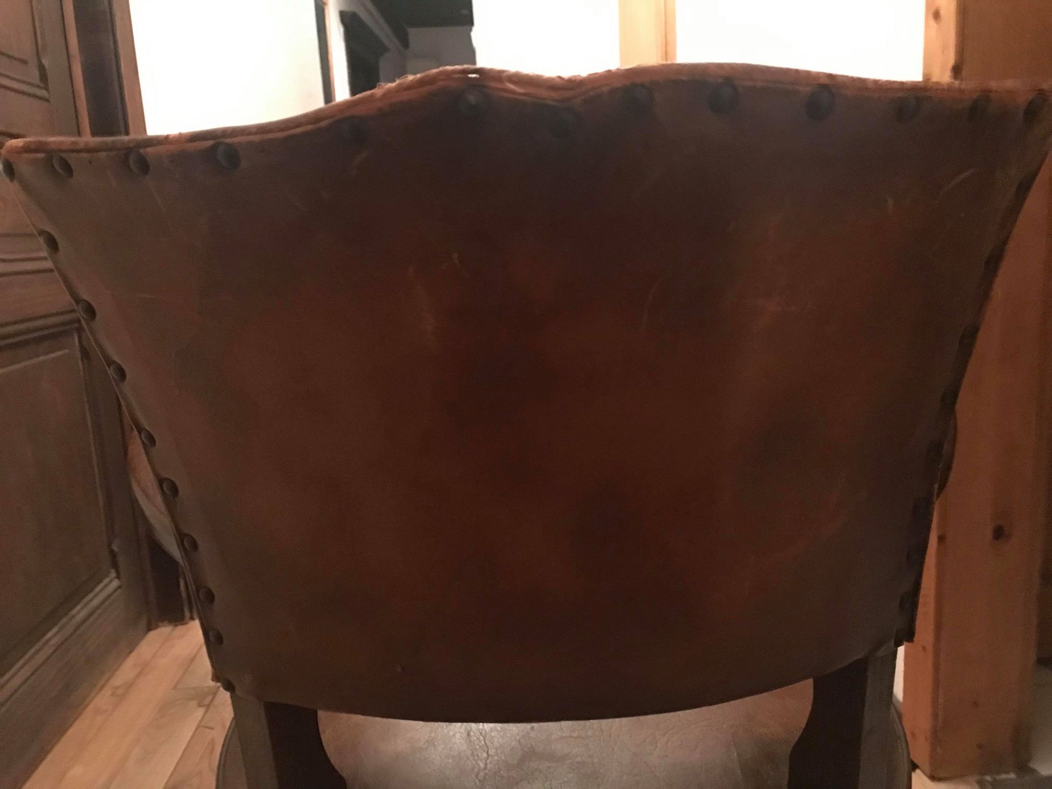 Armchair bridge all leather