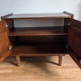 Vintage solid wood bathroom cabinet