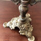 Old patinated chandelier