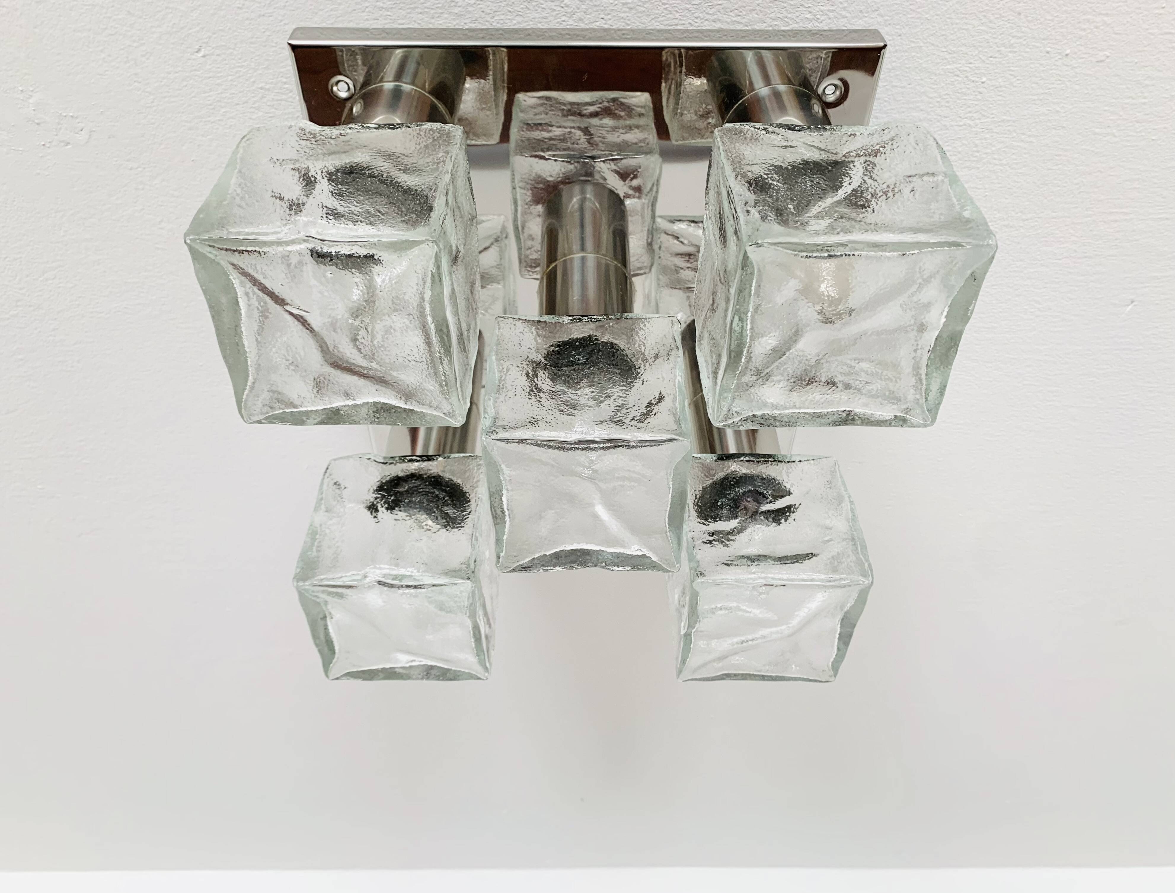 Ice Cube Flush Light by J.T. Kalmar