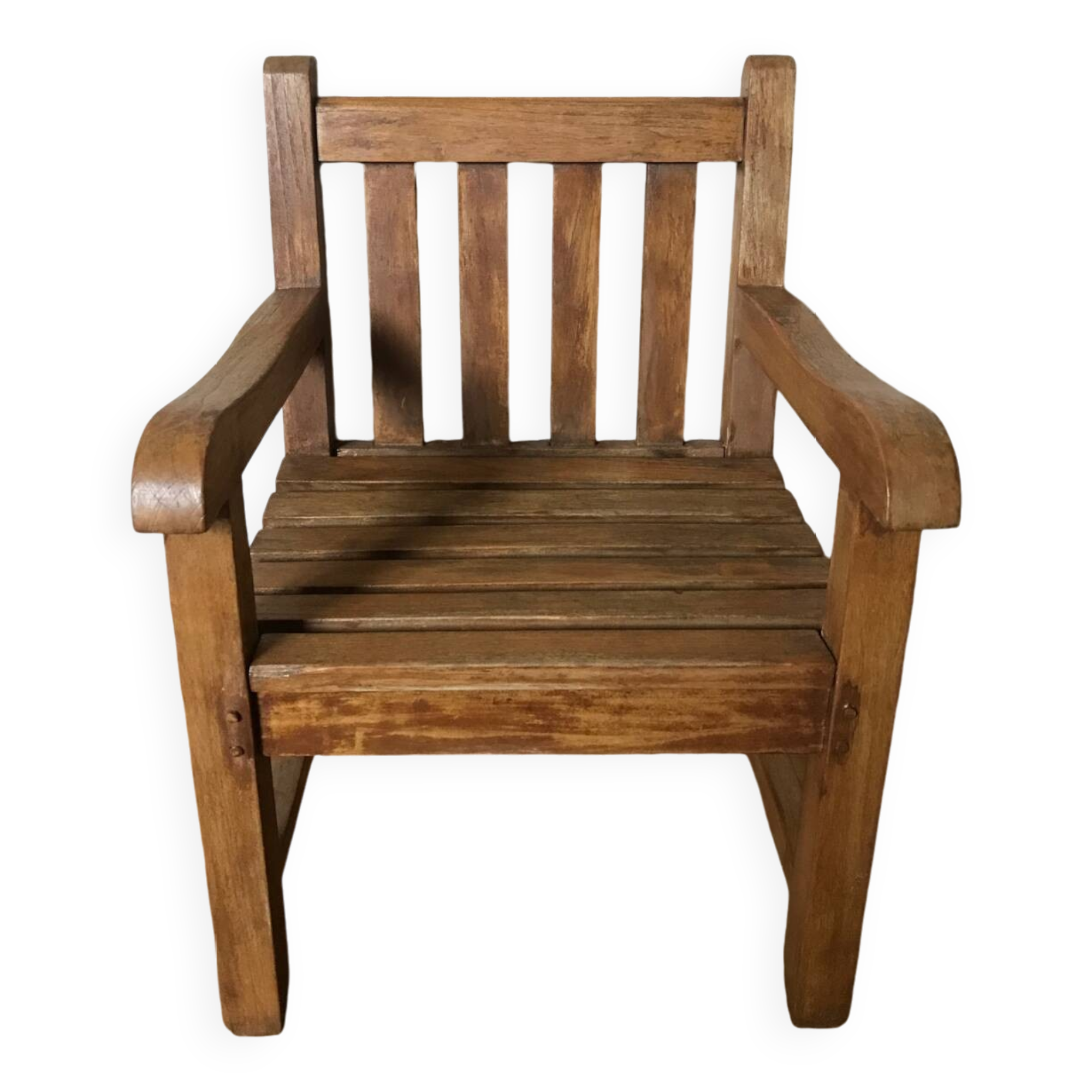 Wooden armchair for children