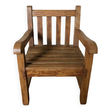 Wooden armchair for children