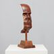 "Profile II" hand-carved 3D sculpture by Lawrence Schneider, 2007