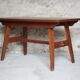 Table René Gabriel, table bois vintage, table à manger, table salon, table de repas, cuisine, 40's