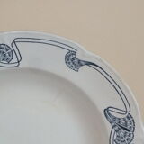 4 hollow plates Art Nouveau 1900 Onnaing Granite Algeciras, Lot 1