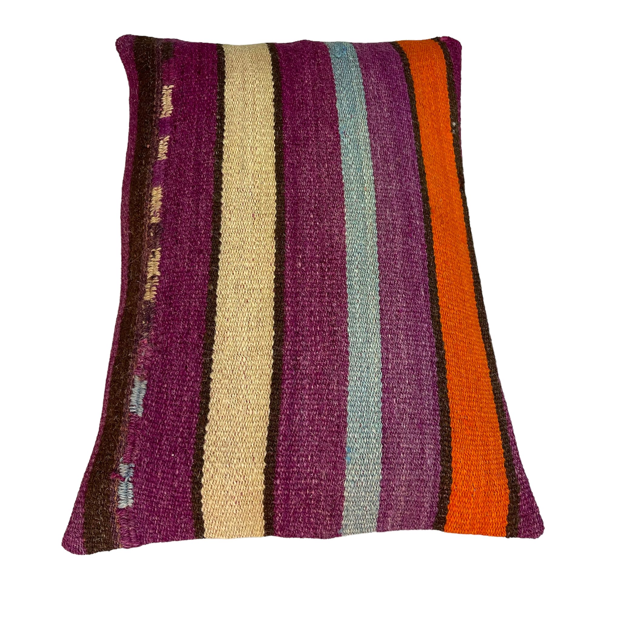 Housse de coussin vintage turque faite à la main 30 x 50 cm