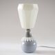 Opaline lamp and lavender earthenware