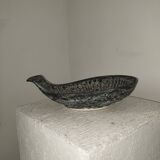 Ceramic fish shell cup 1950s Vallauris