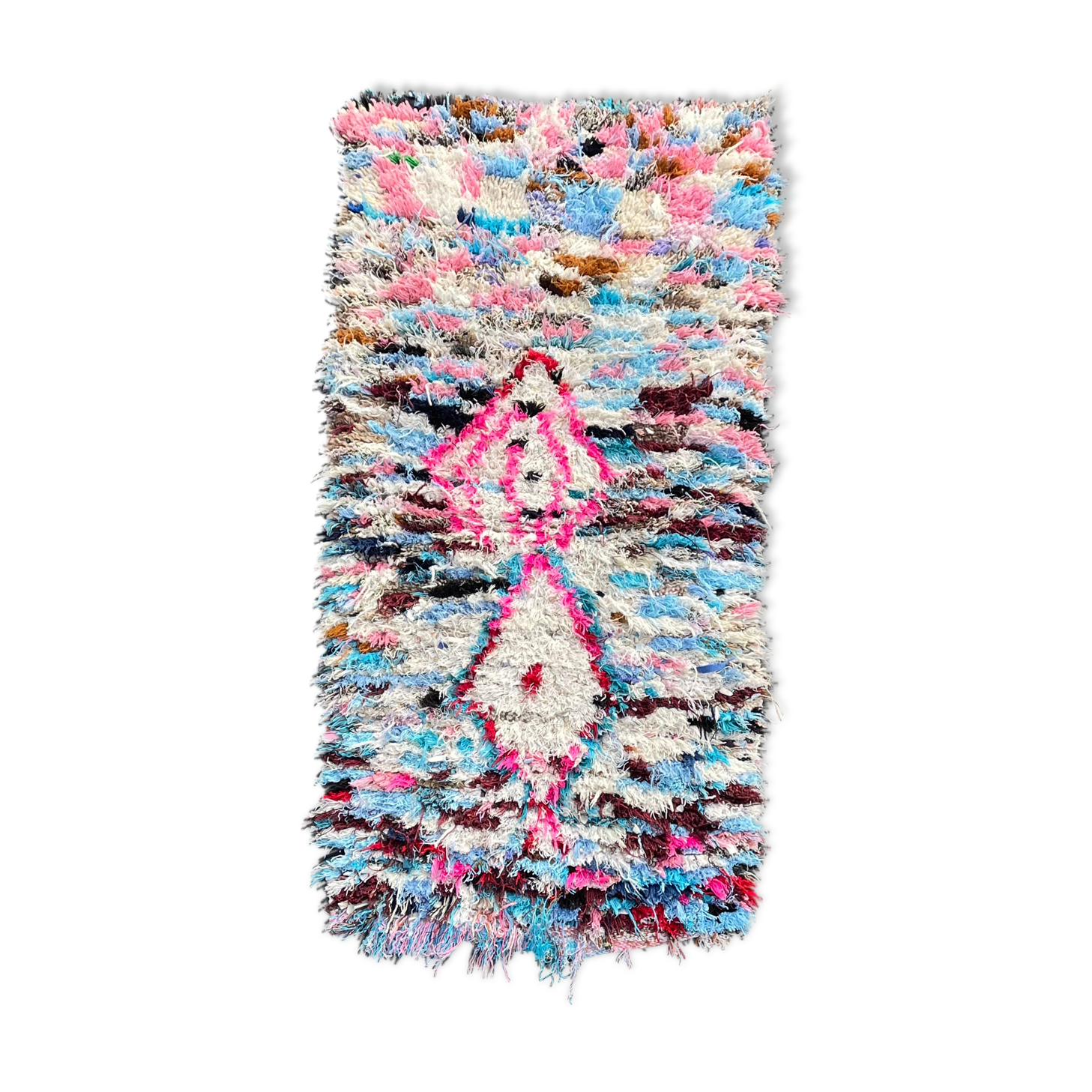 Tapis berbere boucherouite 80x150 cm