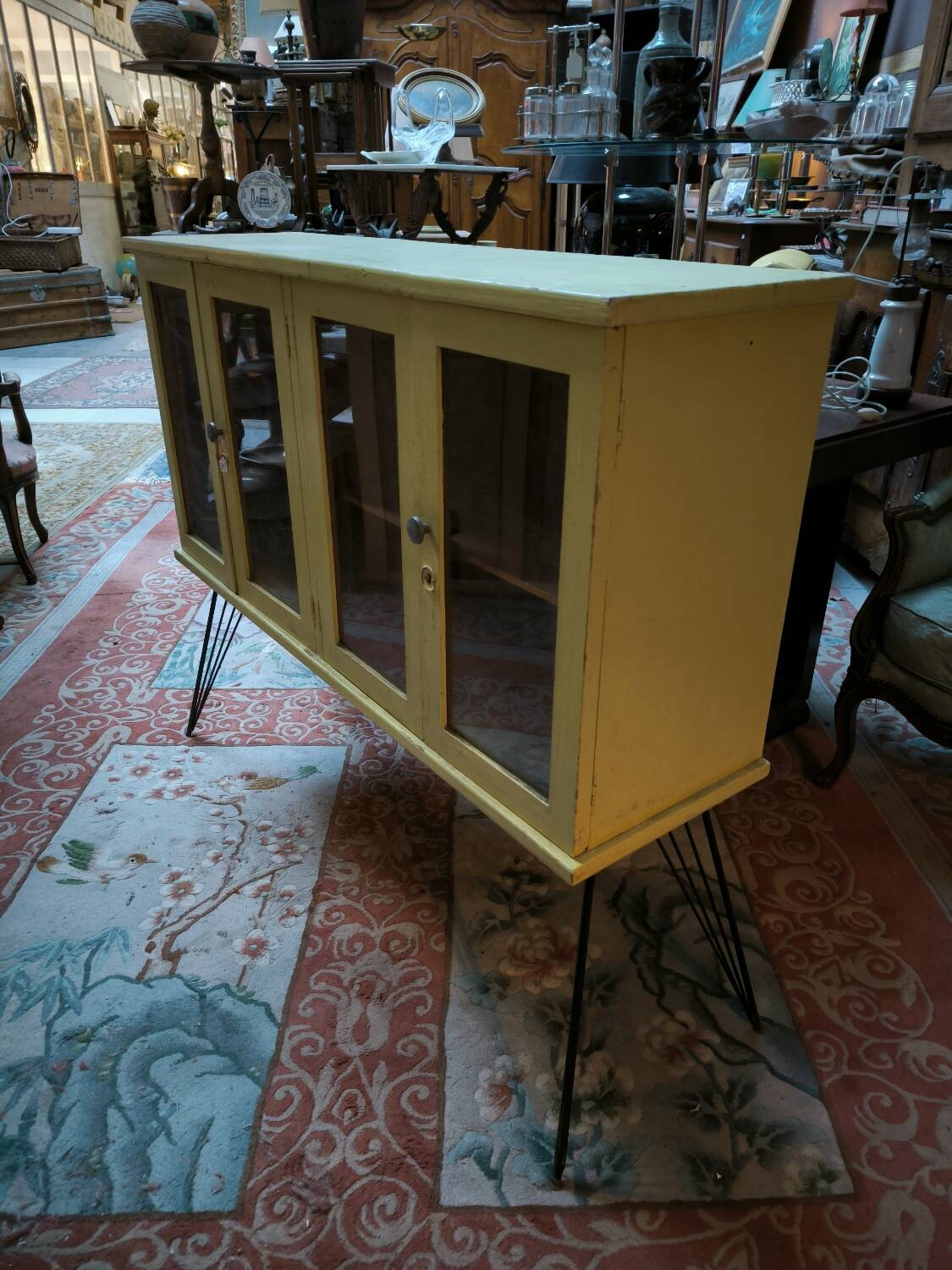 Small glass-fronted suite of rooms circa 1950