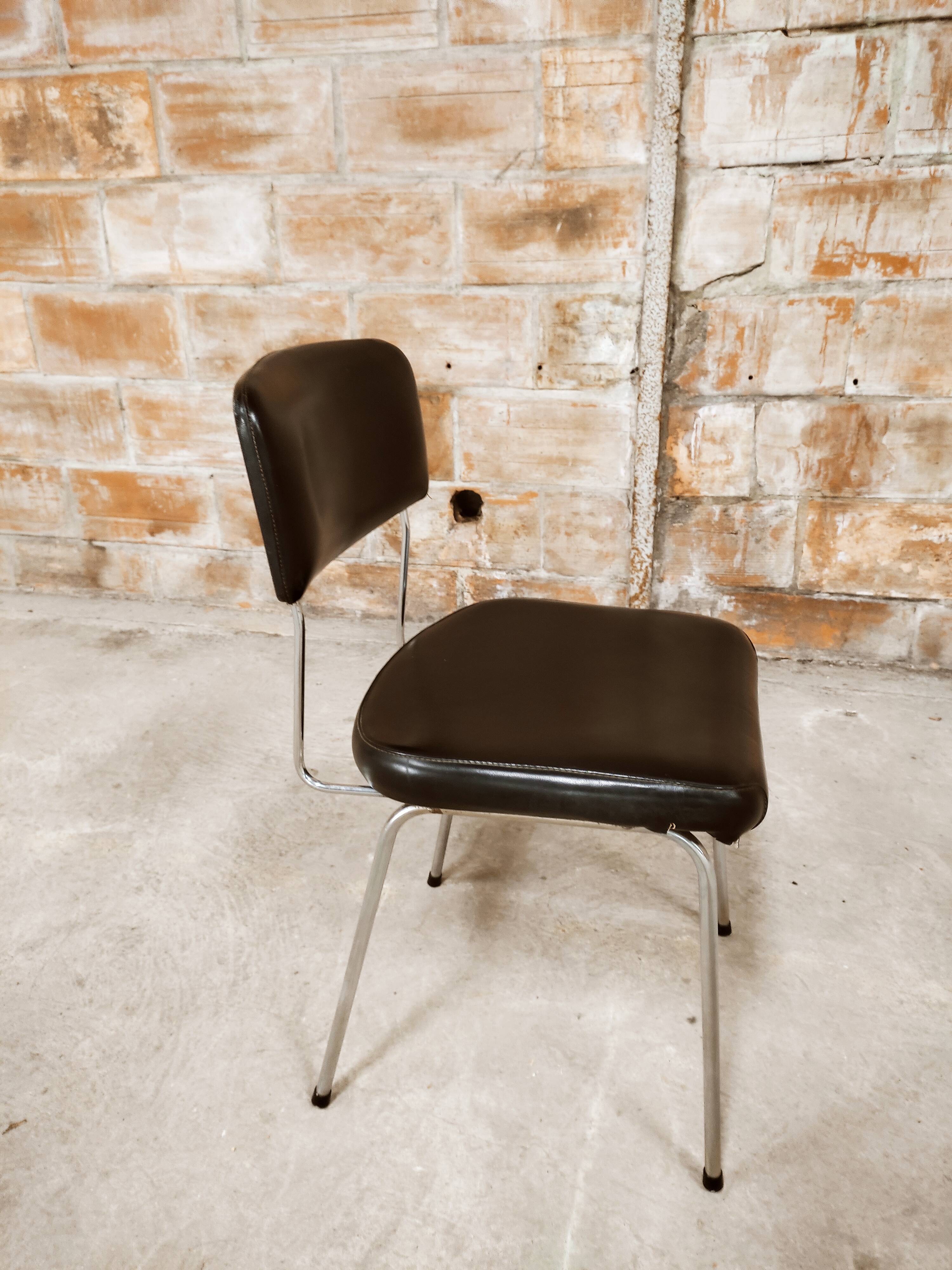 OEM chair - Strafor black with chrome base