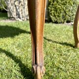 Piano stool in walnut style louis xv