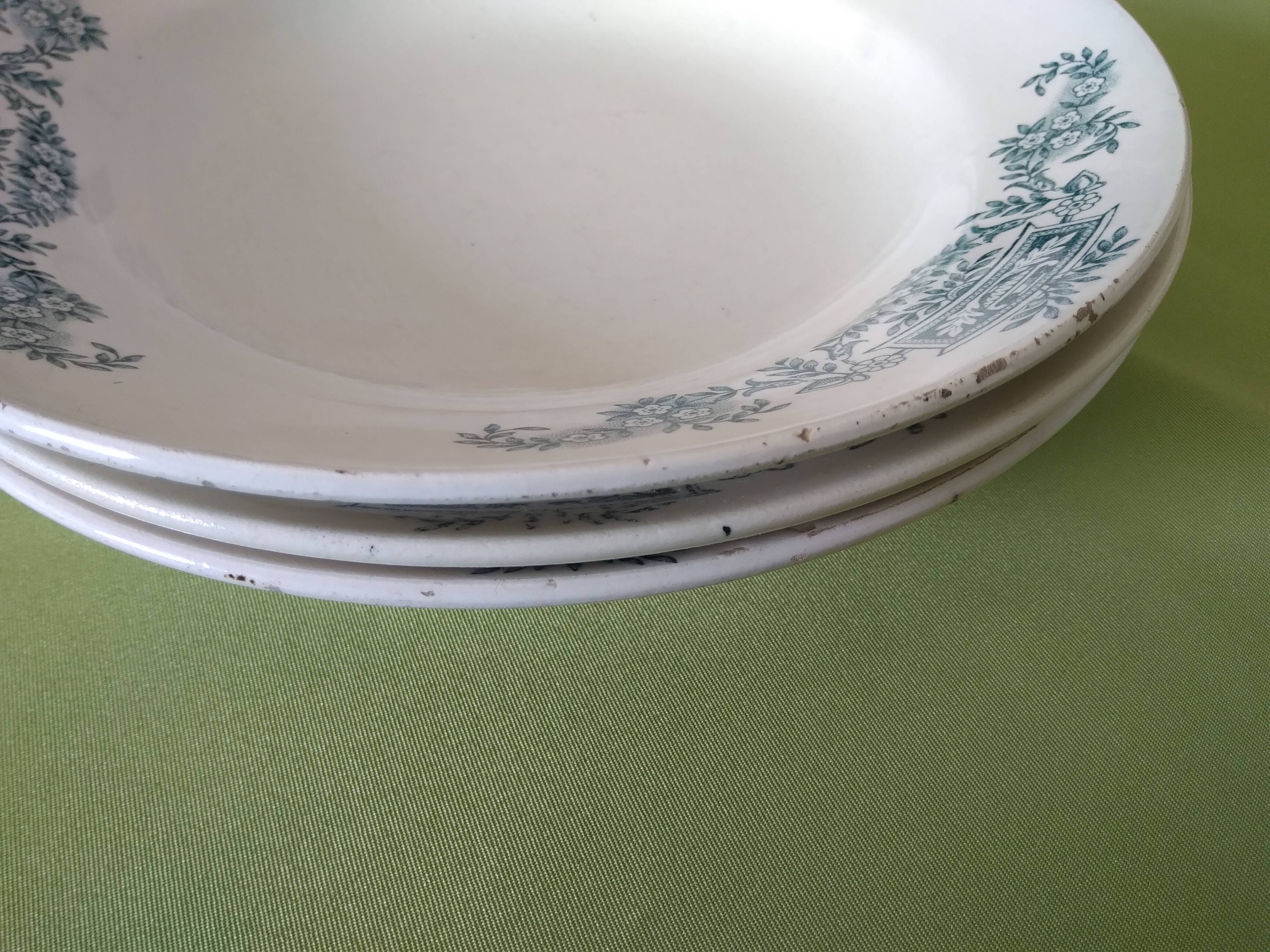 Hollow plates Lutece Longchamp