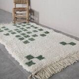 Traditional handmade pure wool rug, size 150 x 250 cm