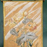 Art Nouveau Triptych Mirror Signed J. LEVAST