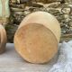 Set of antique terracotta jugs H21 cm