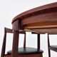 Roundette Teak Extendable Dining Set by Hans Olsen for Frem Røjle