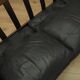 Rosewood sofa Gunnar Myrstrand for Källemo, black leather, 1960s