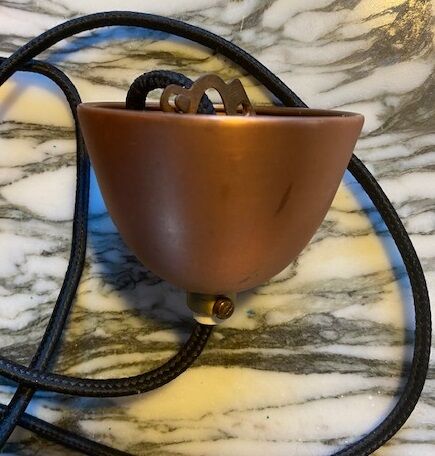 Copper hanging lamp