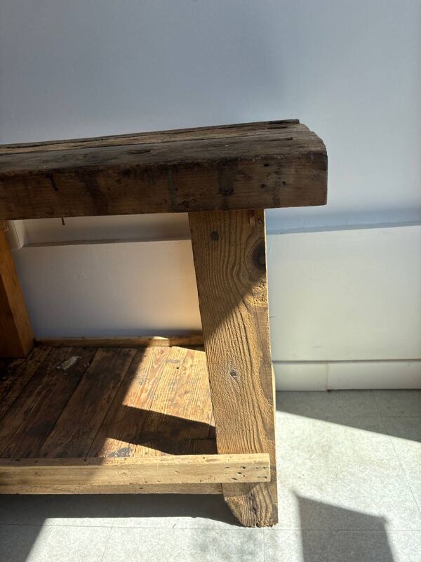 Petit établi en bois massif