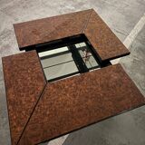 Paul Michel cocktail coffee table elm burl