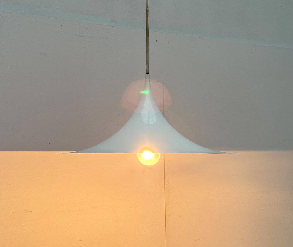 Semi-suspended space mid-century lamp by Bondrup & Thorup for Egoluce, Italy, 1970s.