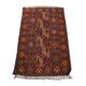 Antique oriental rug featuring orange details 135x81cm