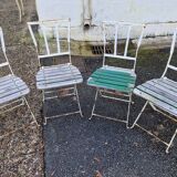 4 bistro chairs