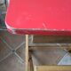 Bureau d'écolier en bois pliable vintage