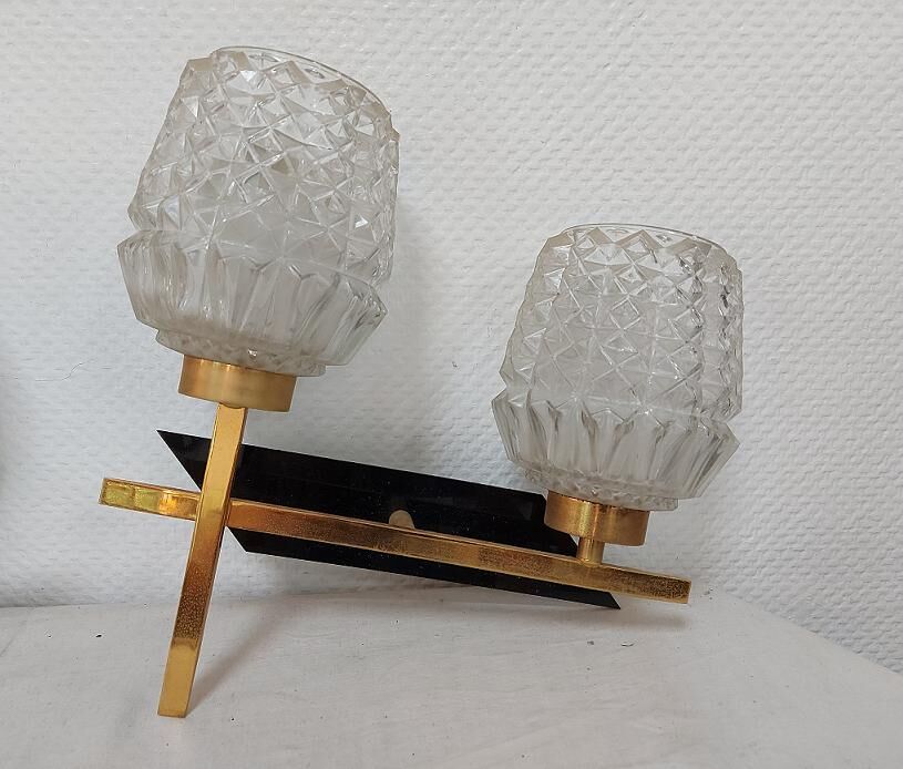 Pair of sconces Arlus 50-60s