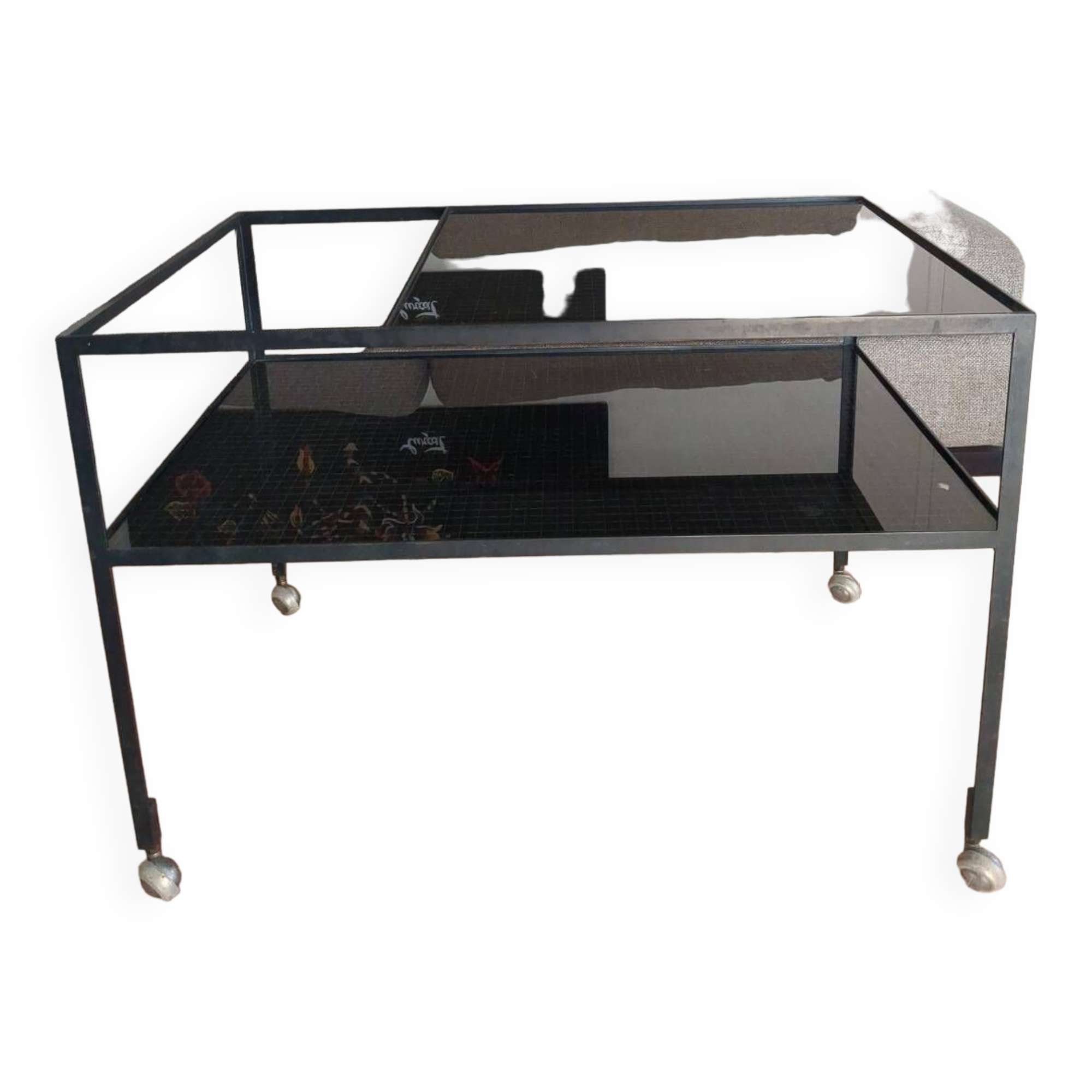 Vintage trolley trolley Herbert Hirche 60s