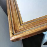 Set 2 vintage Italian wooden mirrors 80s 50x24cm