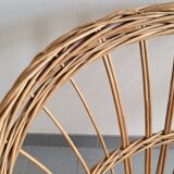 Vintage rattan armchair 1960