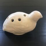 Bird spades flowers signed